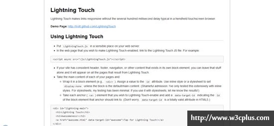 Lightning Touch