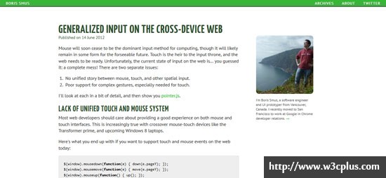 Generalized input on the cross-device web