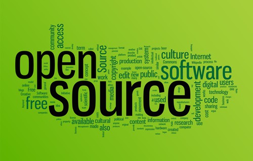 Open source word cloud illustration